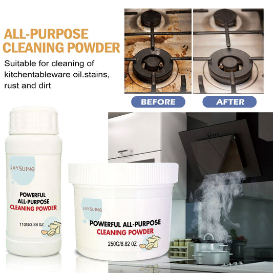 Multifunctional Cleaning Powder Kitchen Heavy Oil Stain Cleaning Kitchenware Rust Removal Stove Range Hood Cleaning